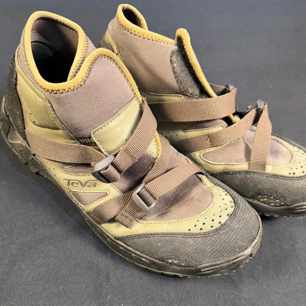 Teva Men's Olive Green Tan Revive '94 Mid Hiking Water Shoes Mens 11 Gorpcore - Picture 7 of 10